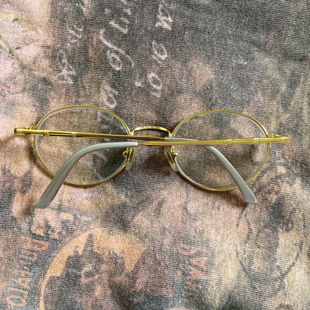 Vintage Gucci Gold Round Glasses - Picture 8 of 8